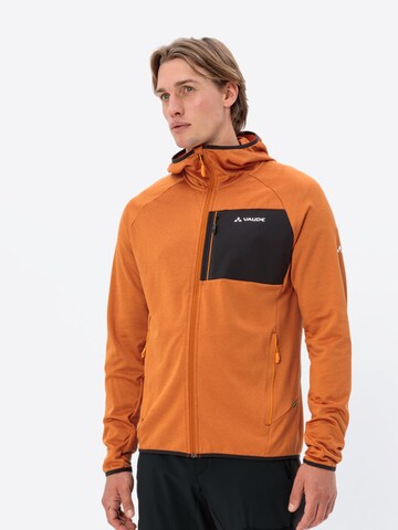 VAUDE Funktionele fleece-jas 'Tekoa II' in Oranje: voorkant