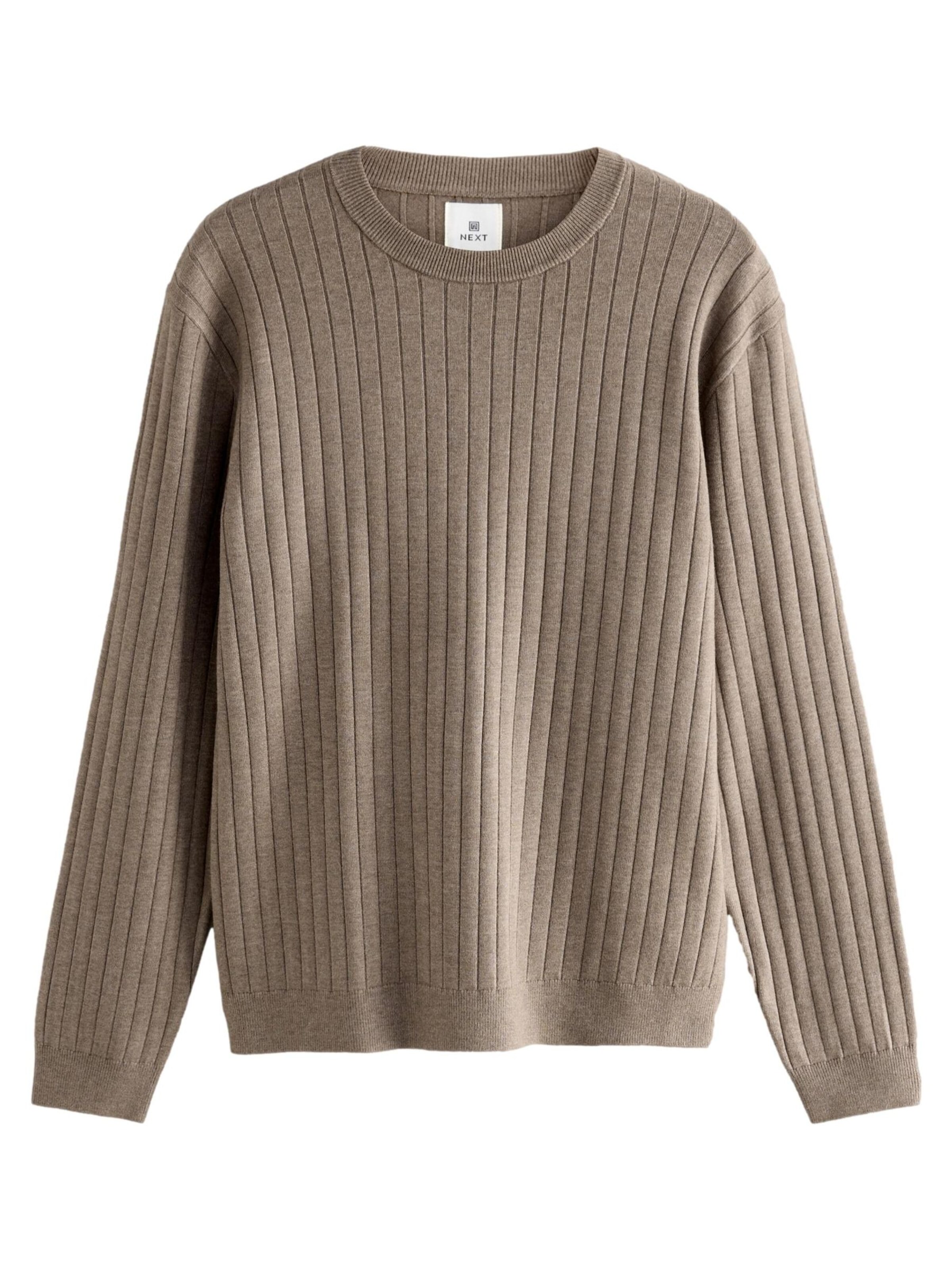 Next Pulóver - barna: elől