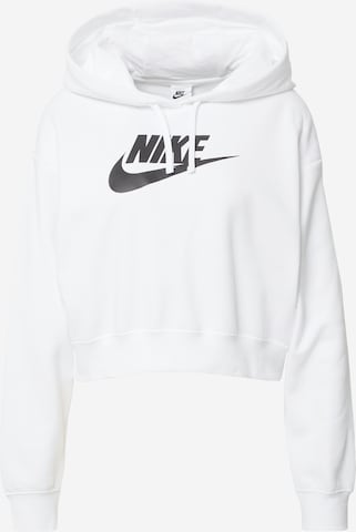 Nike SportswearSweater majica - bijela boja: prednji dio