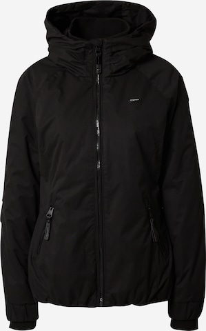 Ragwear Between-season jacket 'Dizzie' in Black: front