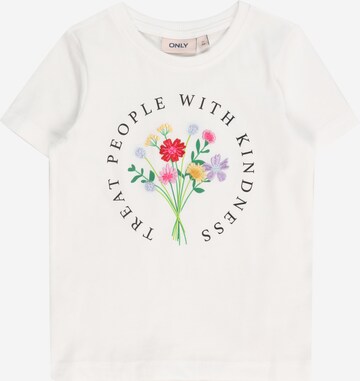 KIDS ONLY Shirt 'EMMA' in Wit: voorkant