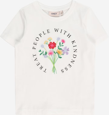 T-Shirt 'EMMA' KIDS ONLY en blanc : devant