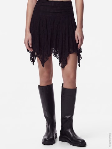 PIECES - Falda 'PCAnnie' en negro: frente