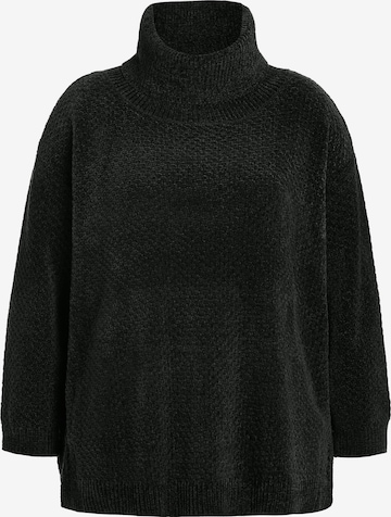 Ulla Popken Oversized trui in Zwart: voorkant