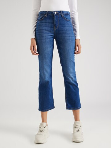 Springfield Flared Jeans '4.T.KICK' in Blauw: voorkant