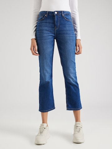 Springfield Flared Jeans '4.T.KICK' in Blauw: voorkant