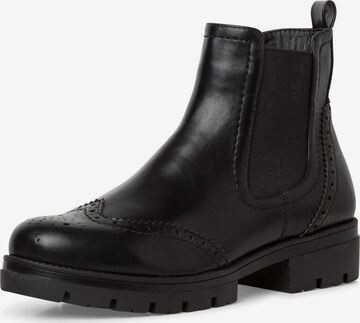 Bottines TAMARIS en noir : devant