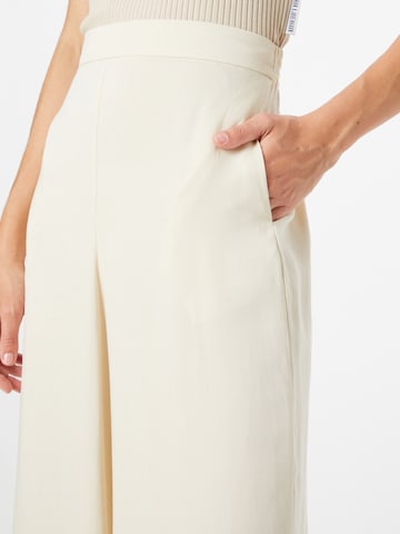 Nasty Gal Wide Leg Hose in Beige