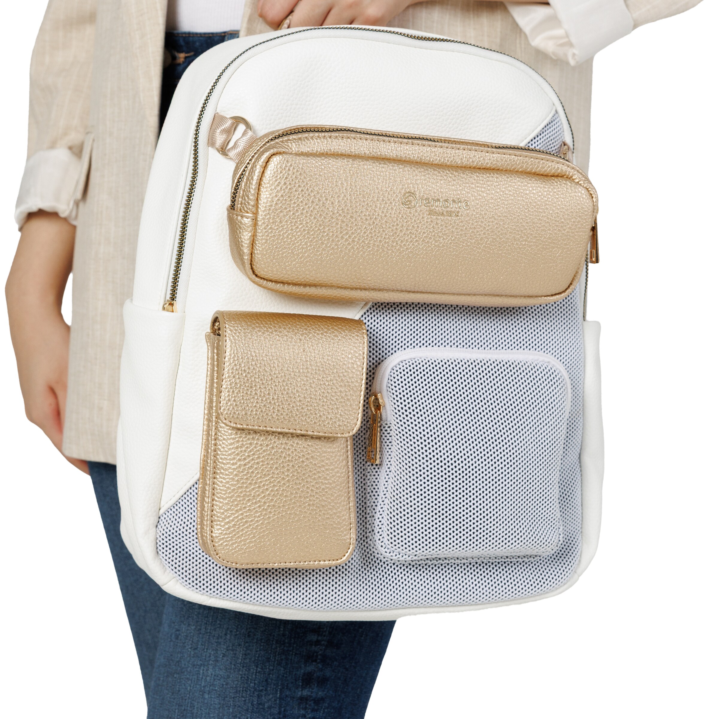 REMONTE Backpack 'Q0537' in White