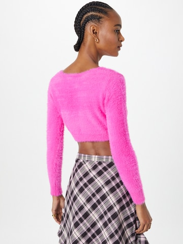 Geacă tricotată 'ADELINE' de la Bardot pe roz