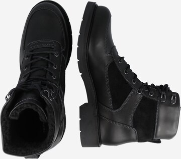 TOMMY HILFIGER - Botas con cordones en negro