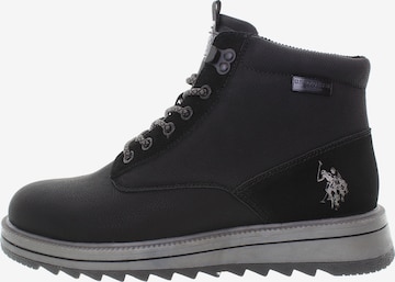 U.S. POLO ASSN. Veterboots 'Viking' in Zwart: voorkant