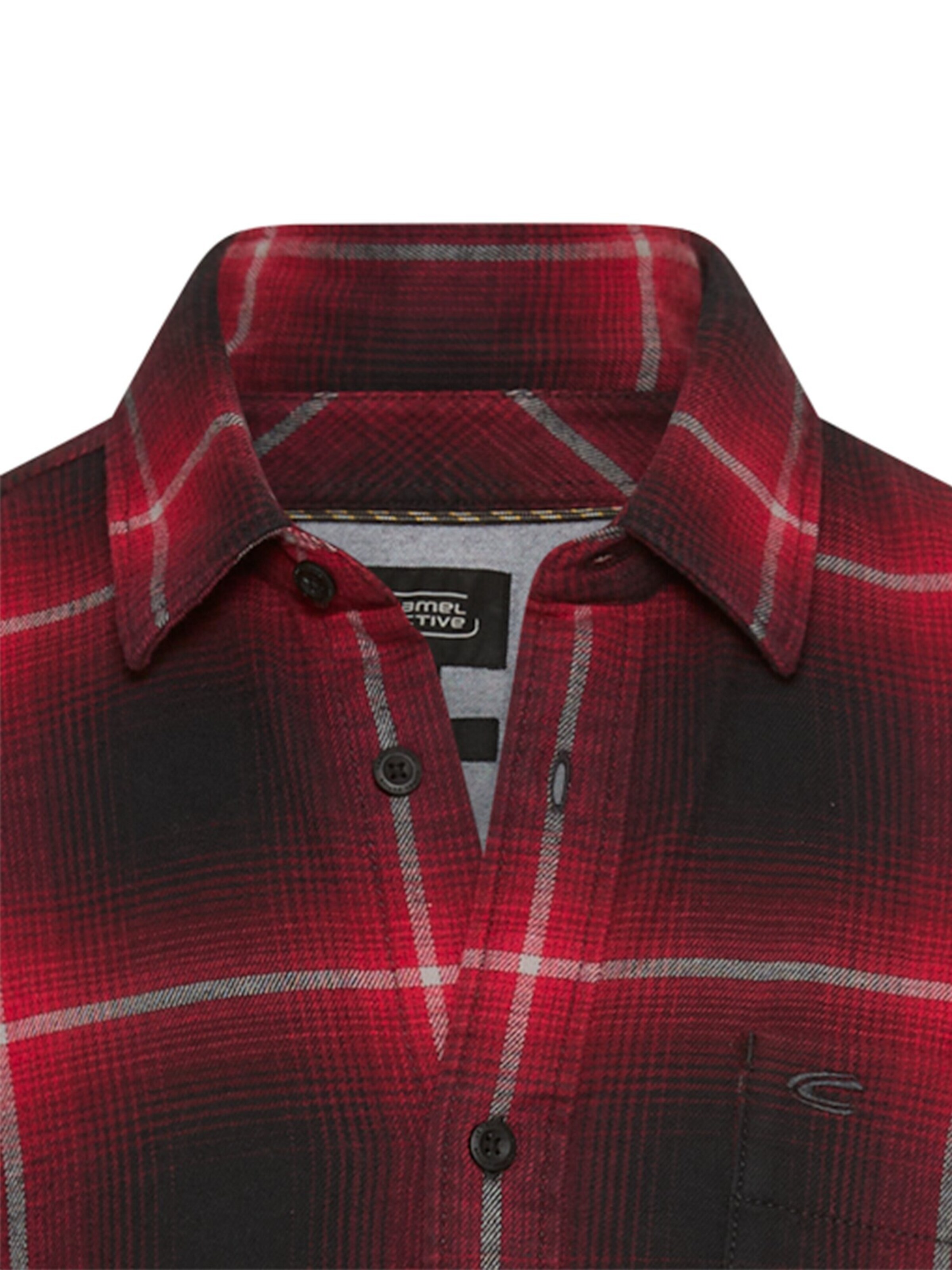 CAMEL ACTIVE Regular fit Button Up Shirt in Red