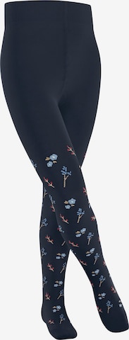 FALKE Tights 'Little Flowers' in Blue: front