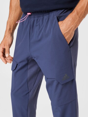 ADIDAS SPORTSWEAR Slimfit Sporthose 'X-City' in Blau