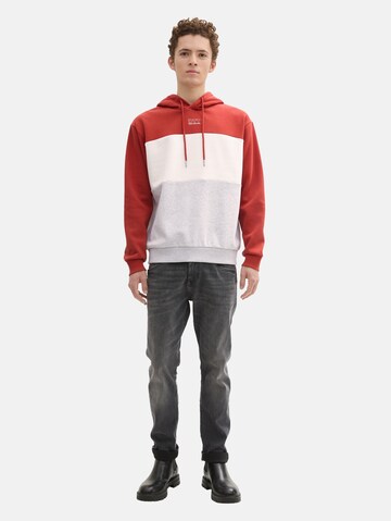 TOM TAILOR DENIM Sweatshirt in Rot