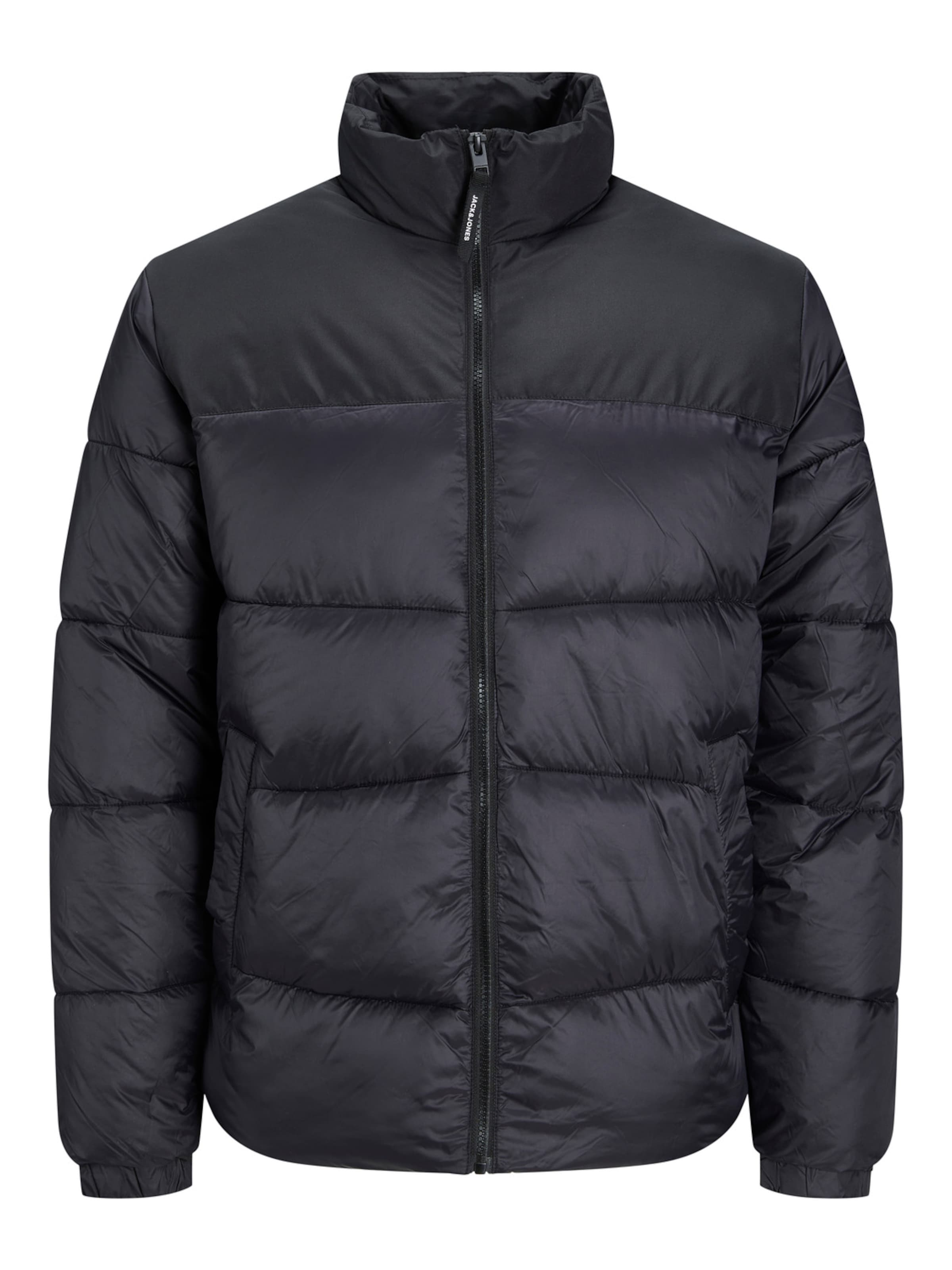JACK & JONES Talvitakki 'JJChili' värissä musta: etupuoli