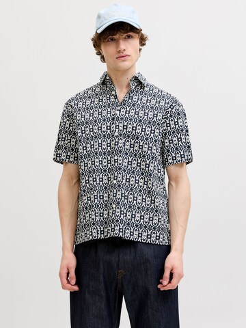 JACK & JONES Comfort Fit Hemd in Blau: Vorderseite