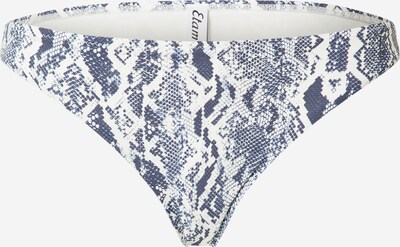 ETAM Bas de bikini en bleu foncé / blanc, Vue avec produit