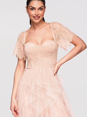 Ombre Evening dress in Pink