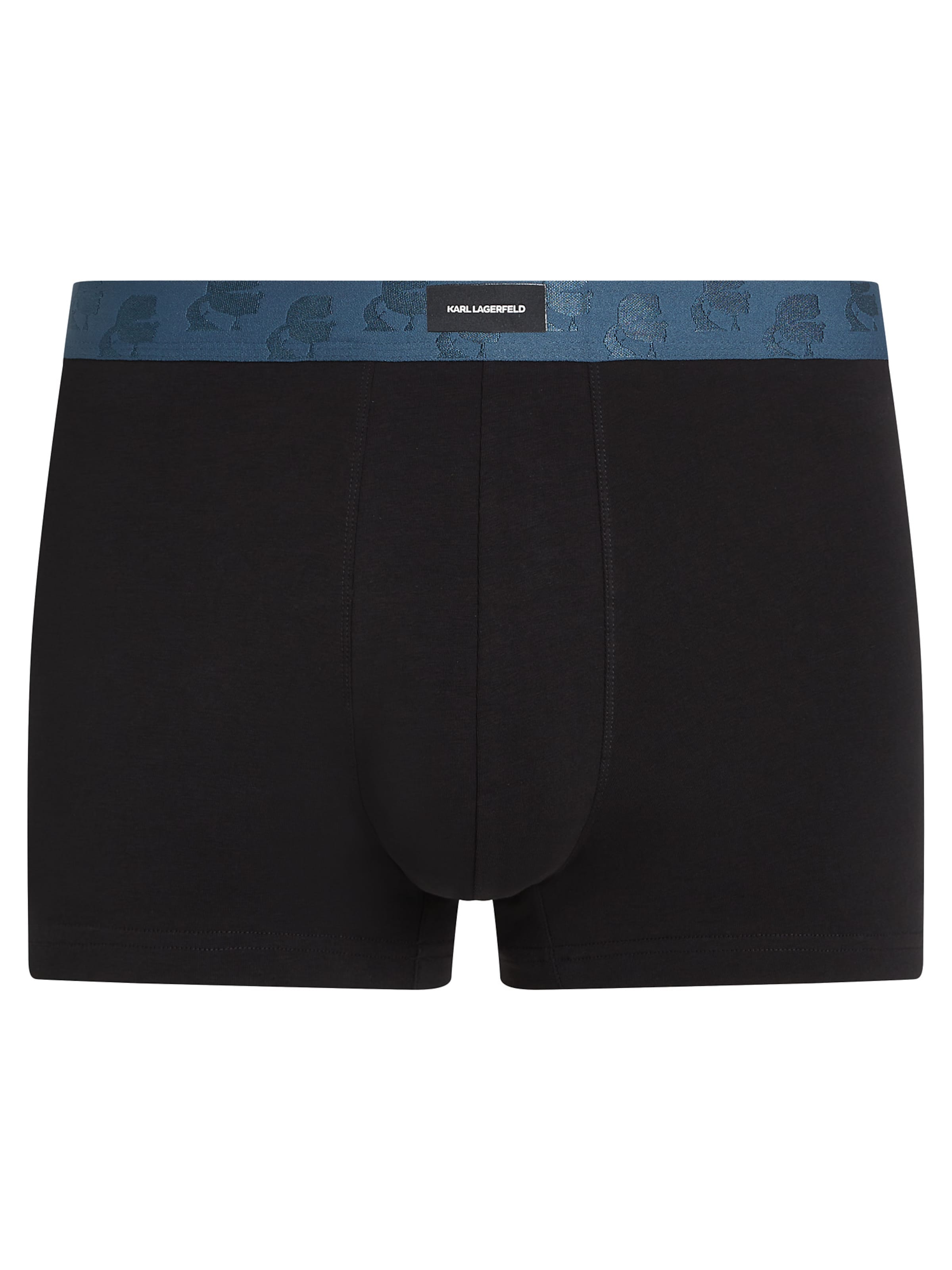 Boxer di Karl Lagerfeld in nero: frontale