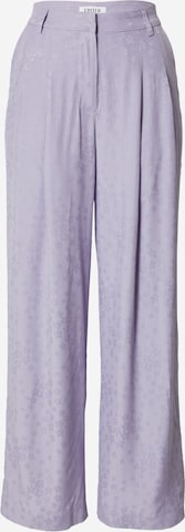 EDITED Wide leg Pants 'Ornella' in Purple: front