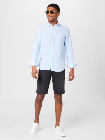 Matinique Regular fit Overhemd 'Trostol' in Blauw
