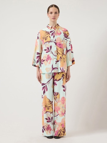 Wide Leg Pantalon 'YASErini' YAS en bleu
