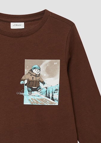 T-Shirt s.Oliver en marron