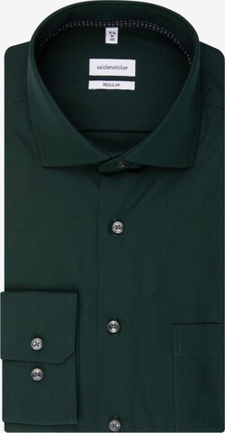 SEIDENSTICKER Regular fit Business Shirt in Green