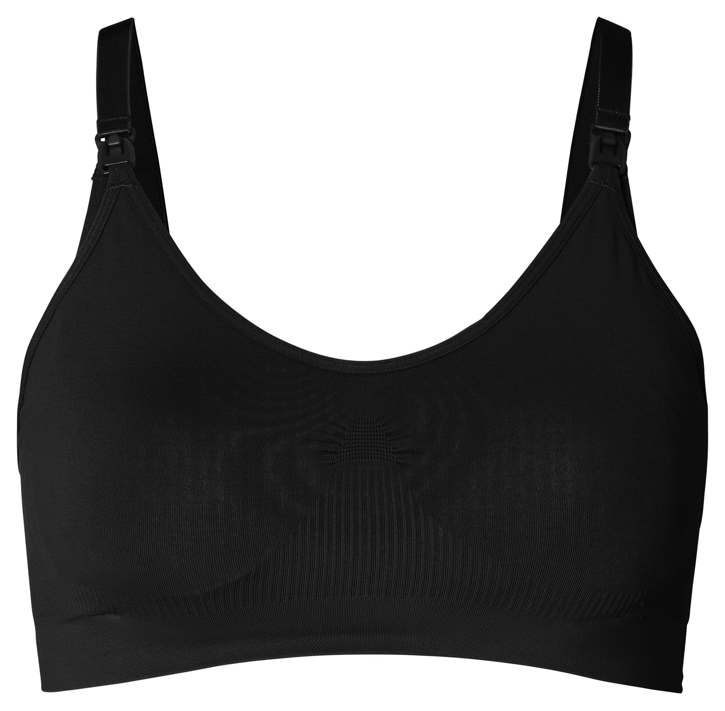 Noppies T-shirt Nursing bra 'Cleo' in Black: front