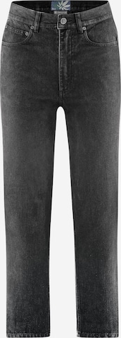 HempAge Regular Jeans in Schwarz: predná strana