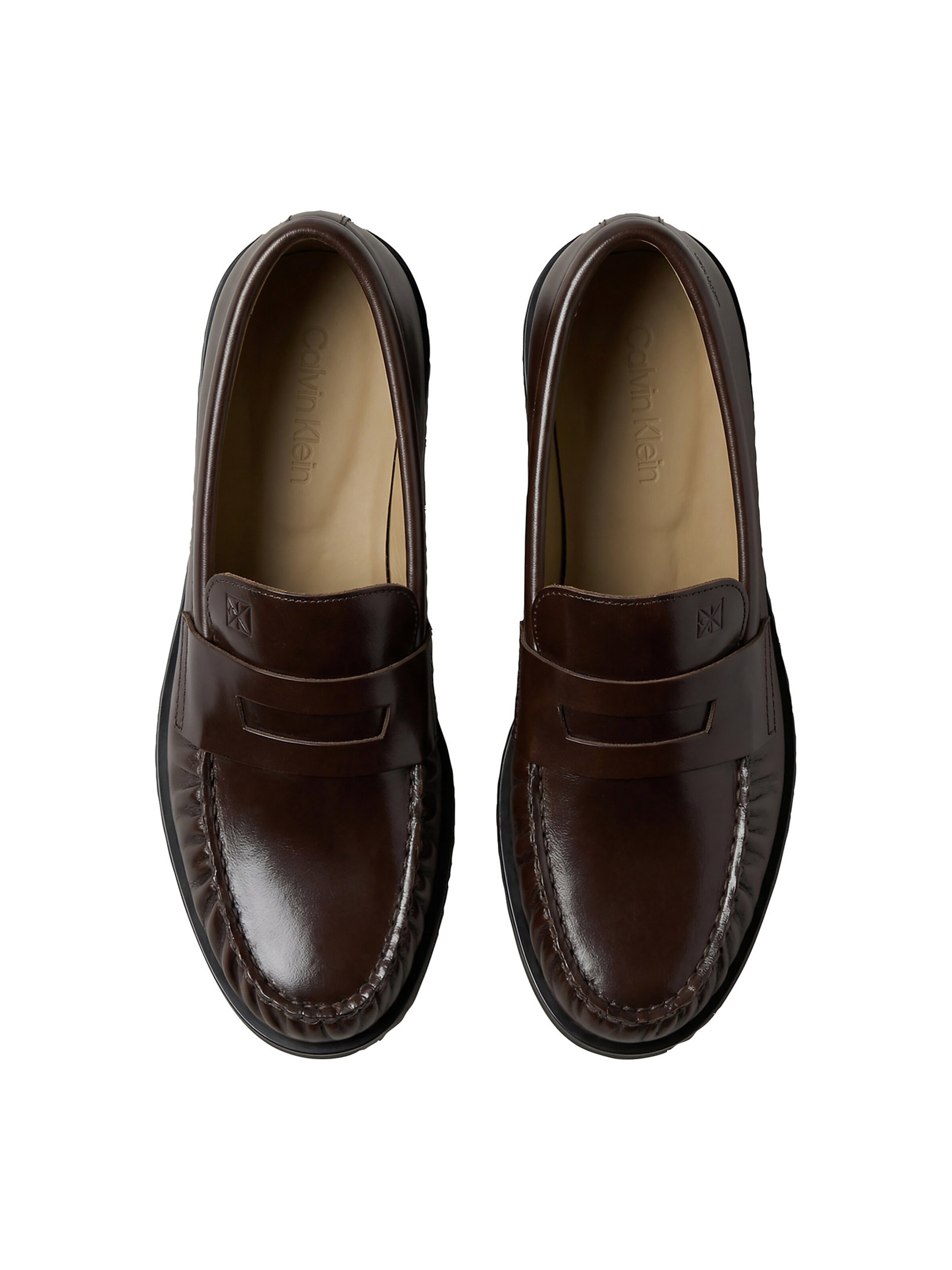 Regular Chaussure basse 'Theo' Calvin Klein en marron