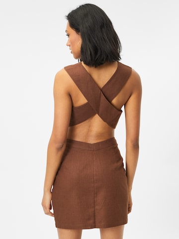 NA-KD Top in Brown