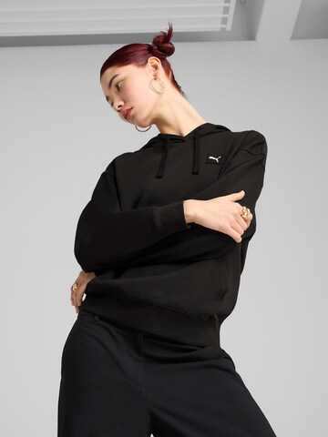 PUMA Sweatshirt 'Ess' in Black: front