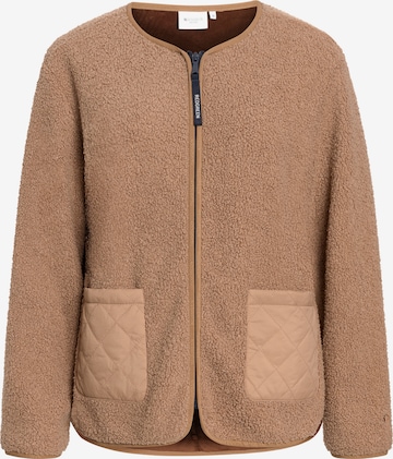 REDGREEN Fleece Jacket 'Sabella' in Beige: front