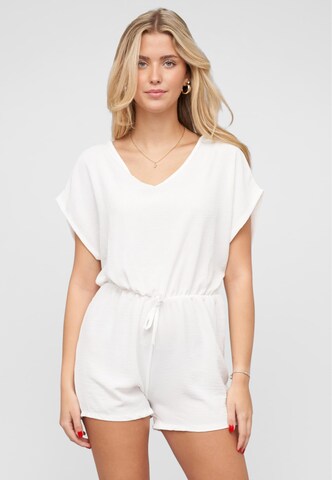 Cloud5ive Overal – bílá: přední strana