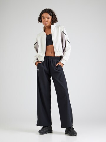 UNDER ARMOUR Wide Leg Sporthose in Schwarz