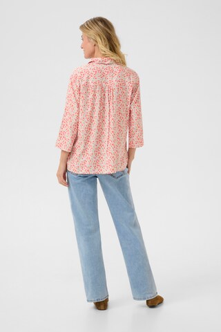 Chemisier 'Tiah' Cream en rose