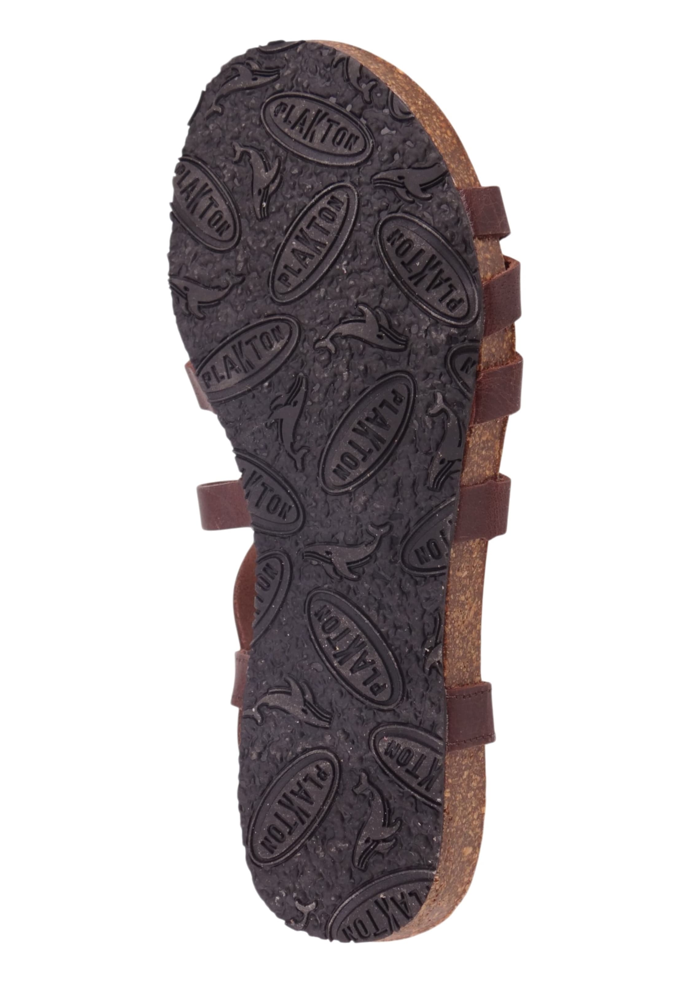 Plakton - Sandália em castanho