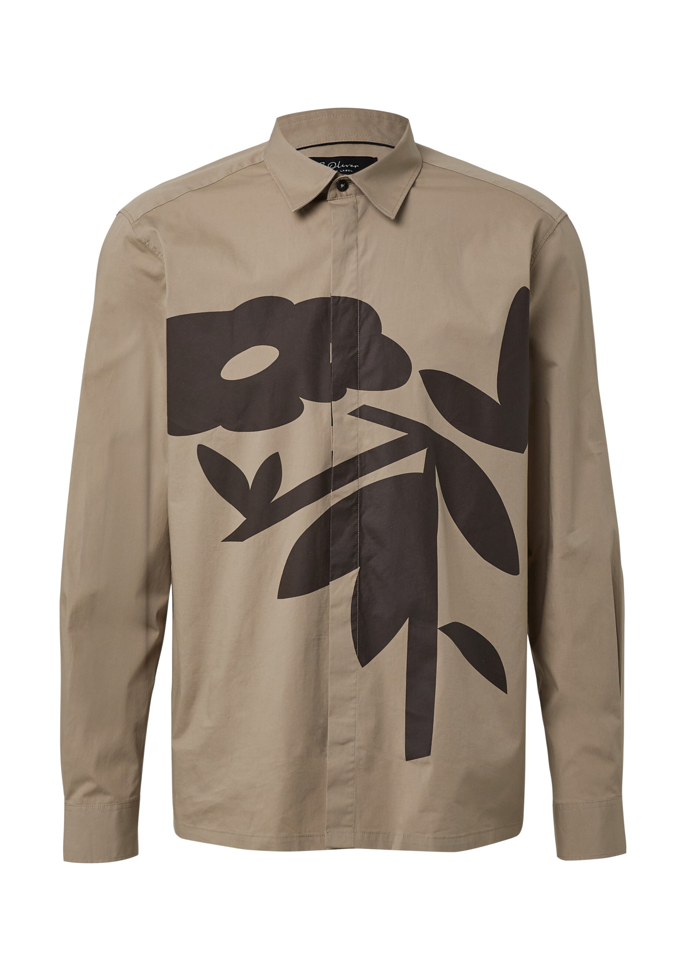 Coupe regular Chemise s.Oliver en marron : devant