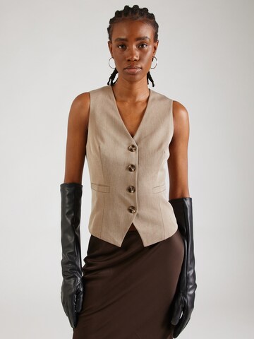 Warehouse Vest in Beige: front