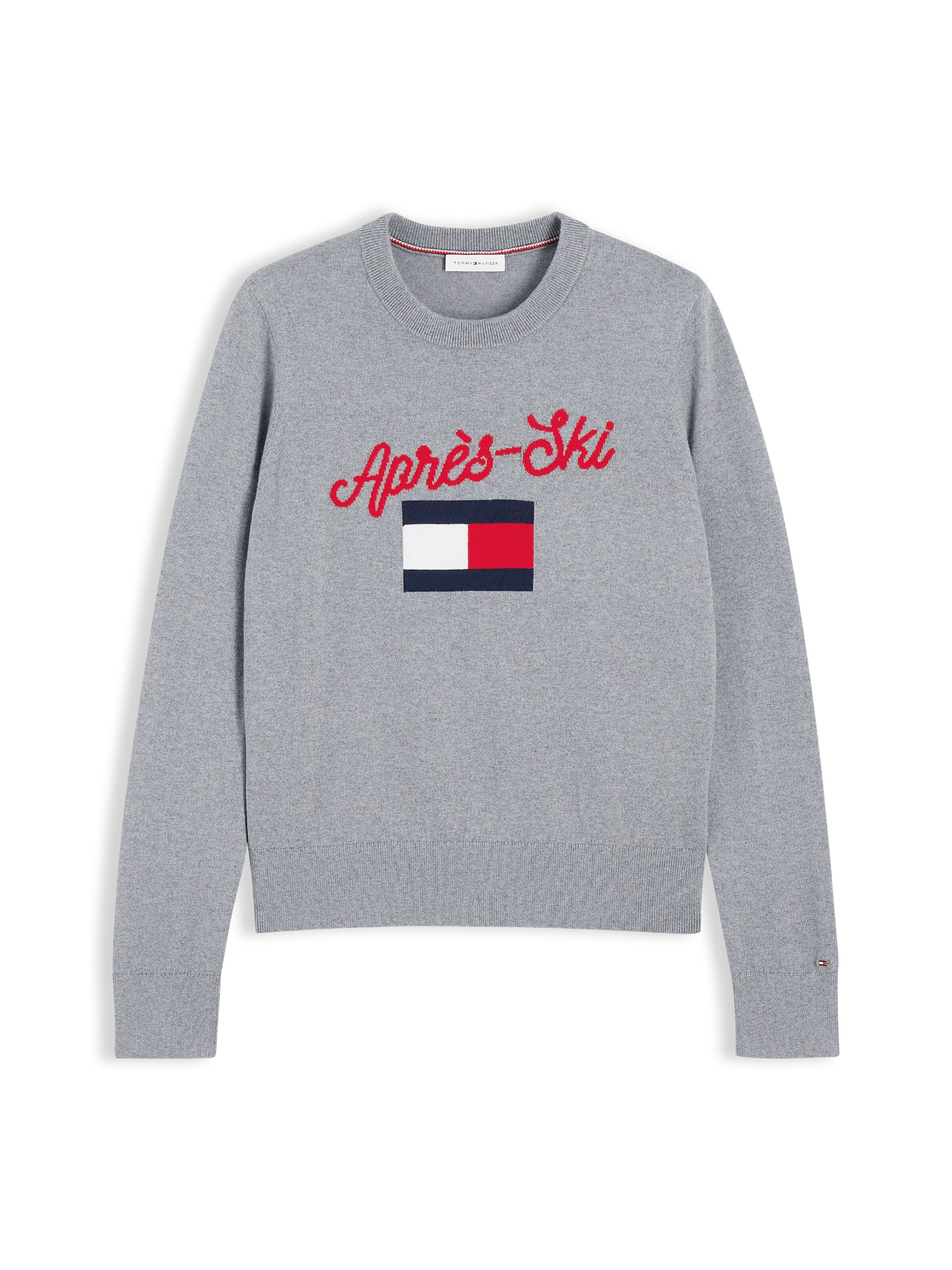 Pull-over TOMMY HILFIGER en gris : devant