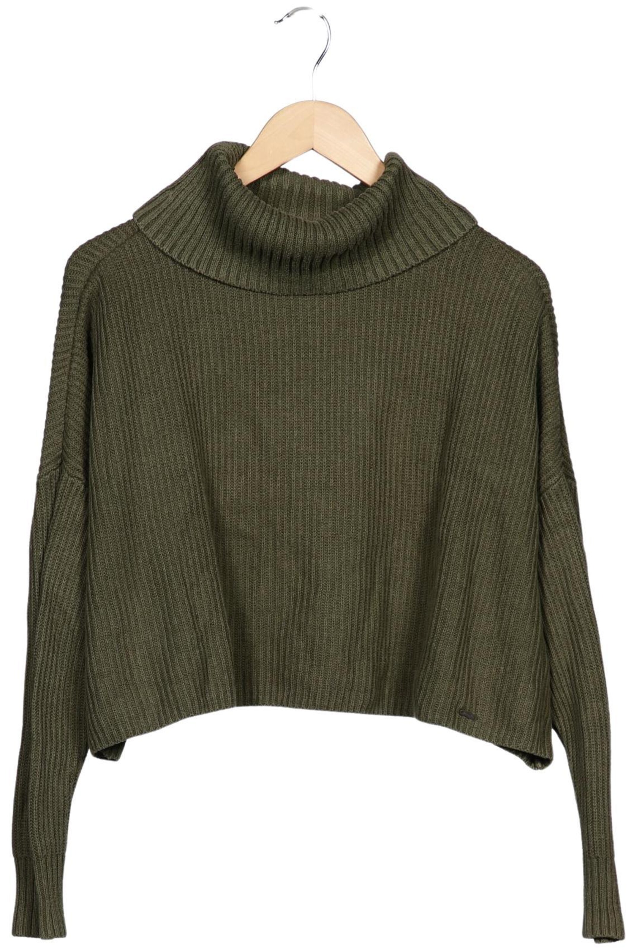 HOLLISTER Sweater & Cardigan in S in Green: front