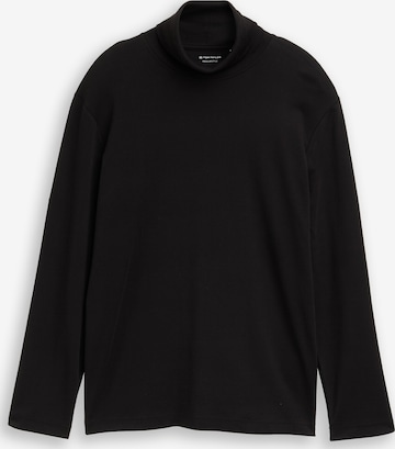 TOM TAILOR Shirt in Black: front