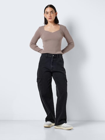 Noisy may Loose fit Cargo Jeans 'ALEXA' in Black