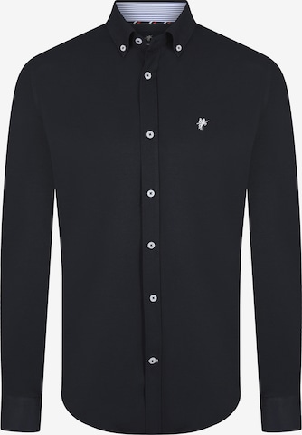DENIM CULTURE Button Up Shirt 'Hugo' in Blue: front
