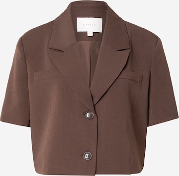 Noella - Blazer 'Leanne' em castanho: frente