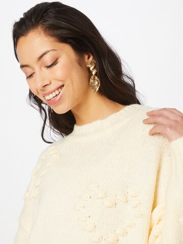 ONLY Pullover 'LOVEY' in Weiß