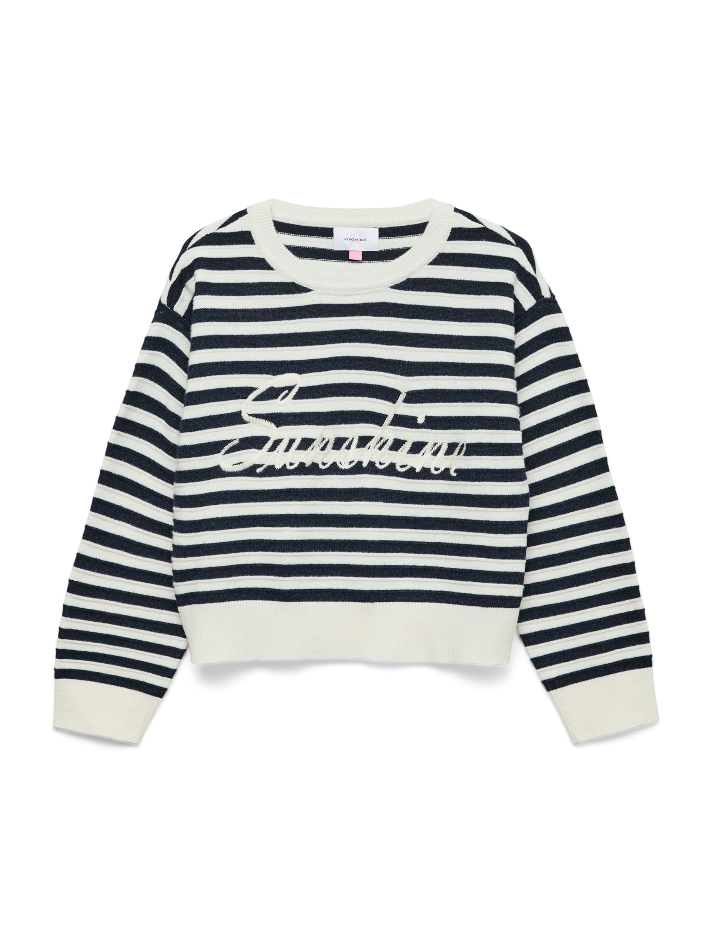 Vero Moda Girl Trui 'VMApple' in Beige: voorkant